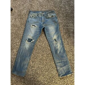 Men's American Eagle Blue Jeans (Ripped) Size 32x32